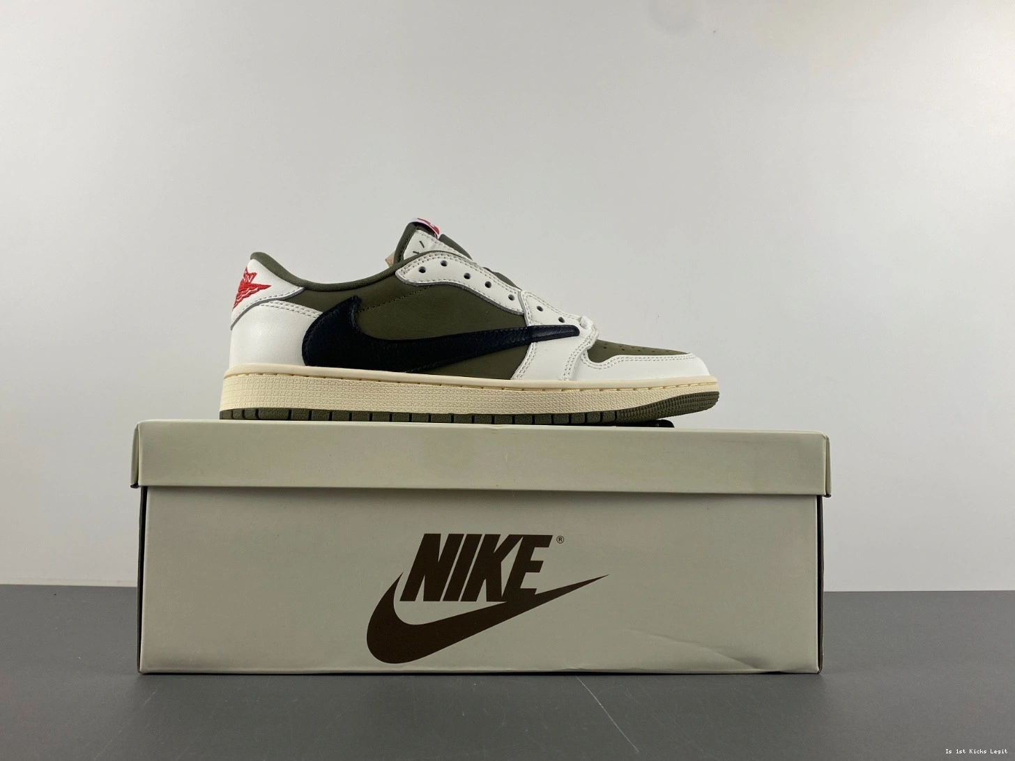 Olive OG 1 Scott Low Jordan Air DM7866-200 Travis 0130